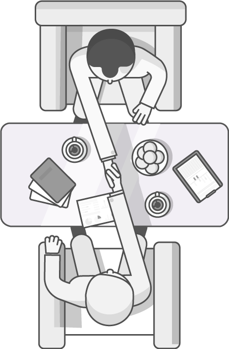 Indexia contact illustration